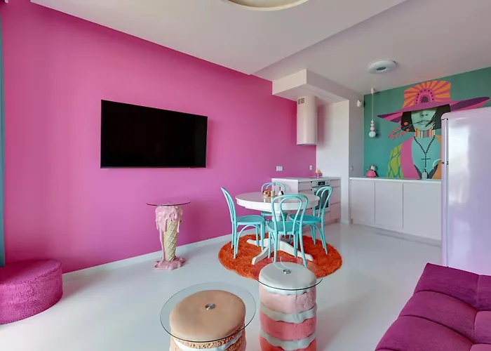 Apartament żurawie Pink Port Before Party By Grand Gdańsk